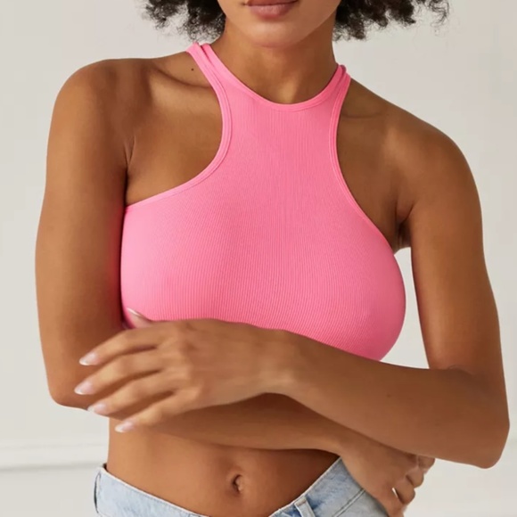 URBAN OUTFITTERS - Out From Zofia Seamless High-Neck Bra Top - NWT (M-L)